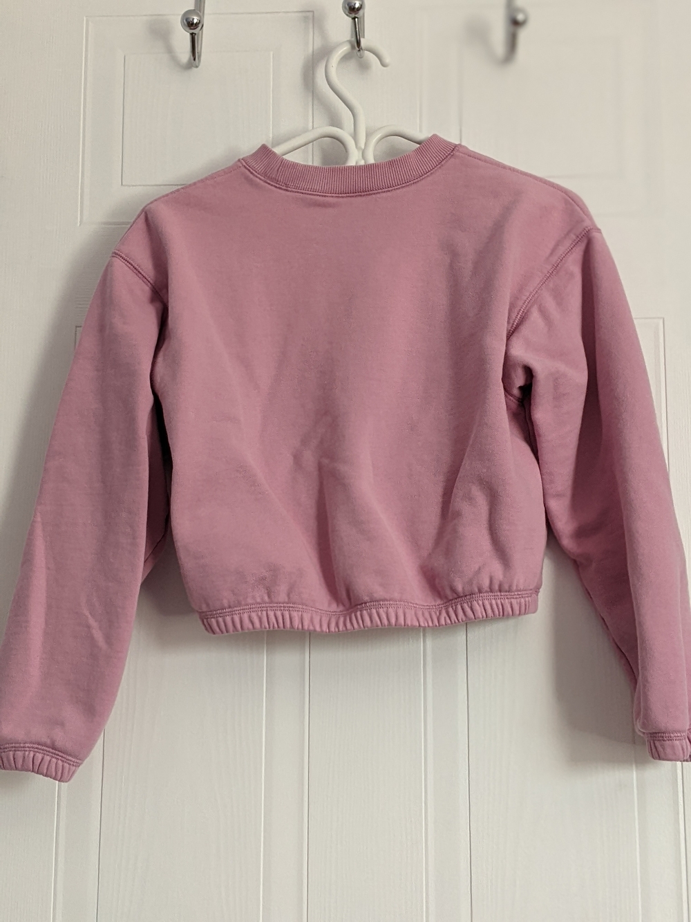 Teddy Fresh Pink Cropped Crewneck Sweatshirt - Picture 2 of 3